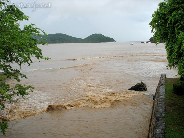 Zihuatanejo canal and bay after Tropical Storm Odile Zihuatanejo canal and bay after Tropical Storm Odile